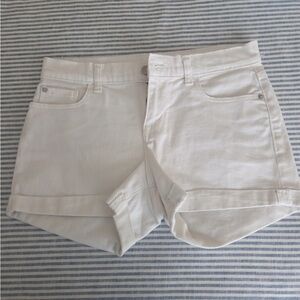 White Denim Shorts Old Navy